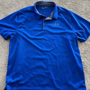 Under Armour Men's Vibrant Blue Polo Shirt